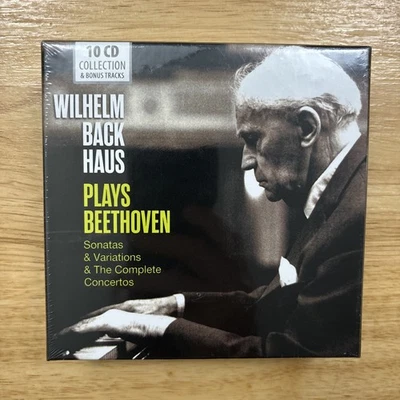 Wilhelm Back Haus Plays Beethoven: Sonatas Variations Complete Concertos CD New - Image 1 of 4