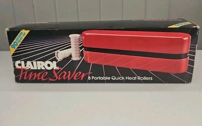 Rizadores térmicos Clairol Time Saver rodillos calor rápido PTC-8 de colección 1985 leer Foto 1 de 4
