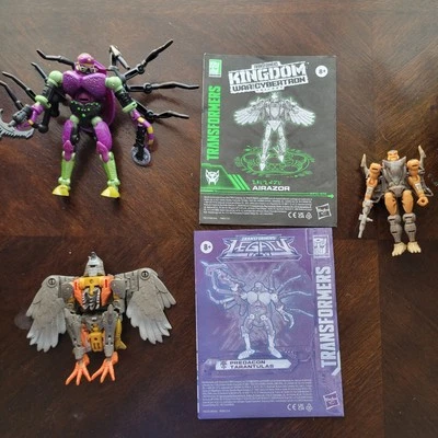 Transformers Kingdom and Legacy Tarantulas, Airazor and Rattrap - Image 1 of 4