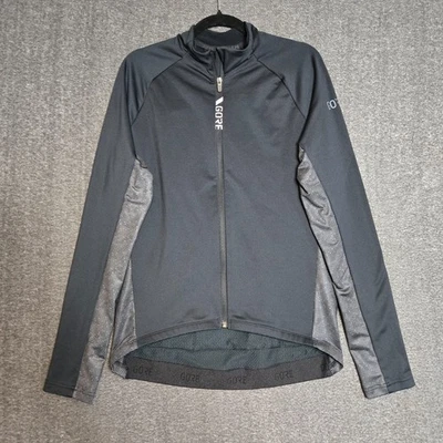 Gore Wear C5 Thermo 球衣 XL 黑色 / Terra 灰色全拉链骑行夹克修身 — 第 1/4 张图片