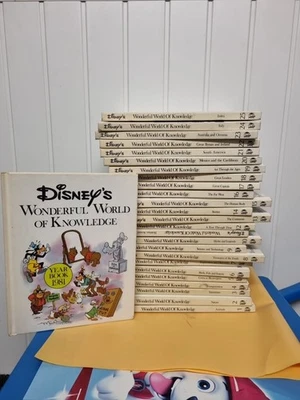 Disney’s Wonderful World of Knowledge COMPLETE SET! With Disneys Year Book 1981 - Image 1 of 4