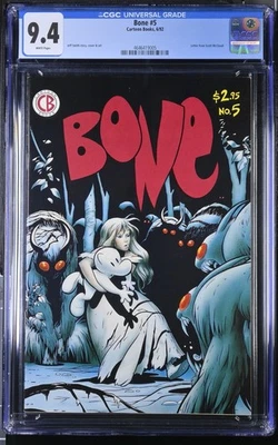 Bone #5 CGC 9.4 livros de desenhos animados 1992 1ª impressão FRETE COMBINADO - Imagem 1 de 2