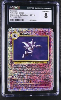 CGC 8 Haunter 2002 Legendary (Collection) 46/110 Reverse Holo Pokemon Card - Image 1 of 2