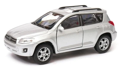 Coche Welly Toyota Rav4 plateado metálico escala 1:34 1:39 EE. UU. ARANCELES DE IMPORTACIÓN PAGADOS Foto 1 de 4