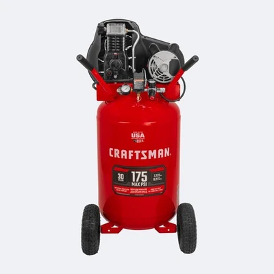 Compressor de ar vertical elétrico portátil Craftsman CMXECXM31COM 2 HP 30 galões novo - Imagem 1 de 4