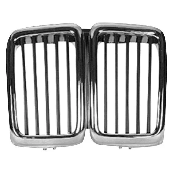 New Front Grille For 1985-1986 BMW 535i  Replace Center Standard Line Silver Foto 1 de 1