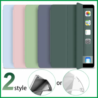 Case  For iPad 10.2 9th 8th 7th Pro 11 Air 3 4 Soft Cover Stand Magnetic Tablet - Image 1 of 4