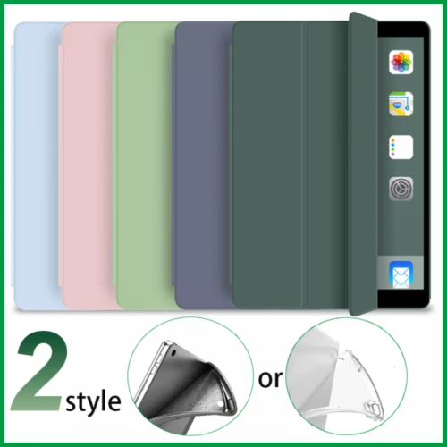 Case  For iPad 10.2 9th 8th 7th Pro 11 Air 3 4 Soft Cover Stand Magnetic Tablet - Image 1 of 4