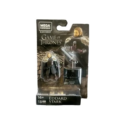 Mega Construx Black Series Game of Thrones EDDARD STARK 18 PCS GVR76 NEW - Image 1 of 2