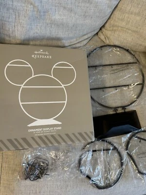 2014 HALLMARK DISNEY MICKEY MOUSE~METAL ORNAMENT DISPLAY STAND Foto 1 de 4