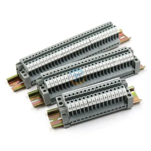 UK2.5N UK2.5B DIN morsetto morsetto vite ferroviario blocchi terminale kit montaggio modulare striscia - Foto 1 di 21