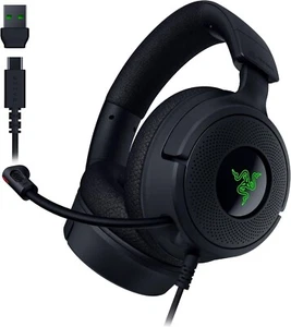 Razer KrakenV4X Wired Gaming Headset 40mm Drivers Cardio Mic Memory Foam Cushion - Picture 1 of 10