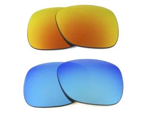 NEW REPLACEMENT FIRE RED / ICE BLUE LENS FIT RAY BAN 4165 JUSTIN 54mm SUNGLASSES - Picture 1 of 7