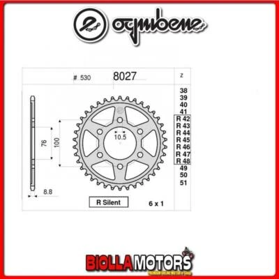 368027052 CORONA TRASMISSIONE 52 PASSO 530 SUZUKI GSX 1100 G 1994- 1100CC Foto 1 de 4