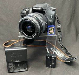 Sony Alpha SLT-A58 20.4MP Digital SLR Camera w/ DT SAM II 18-55mm Lens - Picture 1 of 9