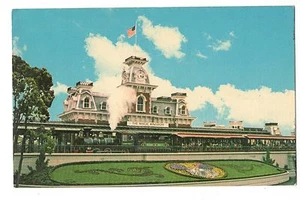 Vintage Postcard Walt Disney World R.R. Railroad Posted - Picture 1 of 4