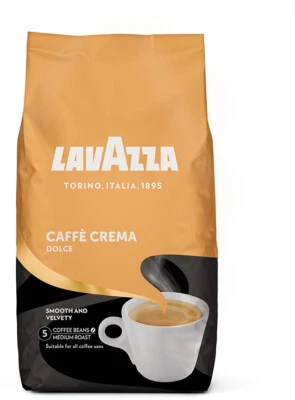 Lavazza Caffè Crema Dolce Bohne Kaffeebohnen für Vollautomaten 1 kg 1er Pack - Bild 1 von 4