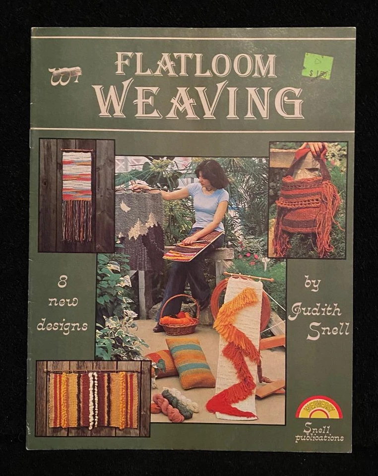 Libro de patrones de proyecto de instrucción vintage de Judith Snell Weaving Flatloom 1976 P4 Foto 1 de 1