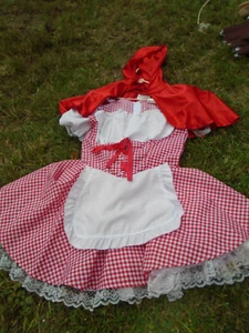 Disfraz de Halloween Caperucita Roja Adolescente Talla 3-5 Vestido Capa con Capucha - Imagen 1 de 3