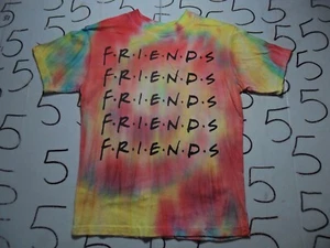 Small Youth F•R•I•E•N•D•S  Tie Dye Shirt - Picture 1 of 4