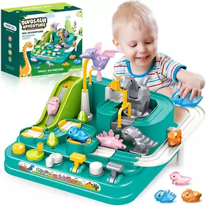Toys for 3 Year Old Boy - Car Adventure Playset - Race Track Vehicle Toy Set for - Picture 1 of 12
