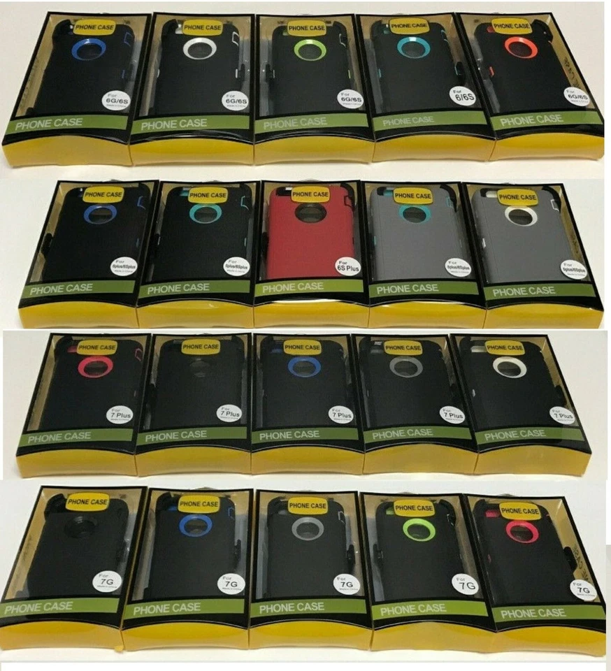 For Apple iPhone 8/7/6 Plus Heavy Duty Case Cover(with Belt Clip fits ) - Image 1 of 1