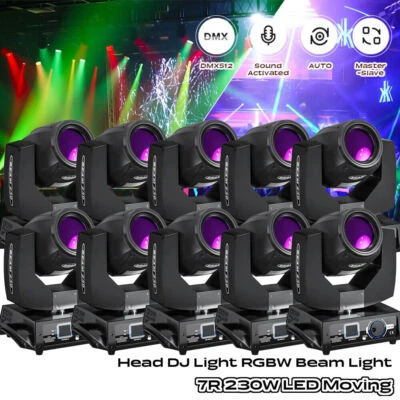 230W 7R Zoom Moving Head Light Beam Sharpy DMX Stage Light Disco Party Lighting - Image 1 of 4