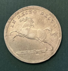 1711 German States 1 Thaler Bruns-Lune-Calen-Hann George I KM 69 XF Horse Coin - Picture 1 of 10
