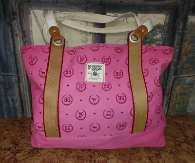  Bolso de Mano Victoria's Secret Entrenamiento Viaje Gimnasio Fin de Semana Amplio con Bolsa con Cremallera Foto 1 de 4