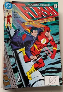 FLASH - The Fastest Man Alive - Apr 92 #61 - Messer, Loebs, Whigham, McLaughlin - Picture 1 of 1