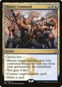 Ojutai's Command Dragons of Tarkir NM White Blue Rare MAGIC MTG CARD - counter - Picture 1 of 1