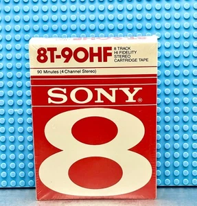 8 TRACK SONY 8T 90 HF BLANK 8 TRACK TAPE (1) (SEALED) - Picture 1 of 6