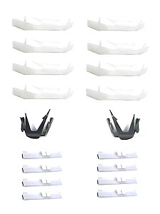 Fits 1988 1989 1990 1991 1992  Toyota Corolla 4 door 18 Piece Windshield Clips - Image 1 of 3