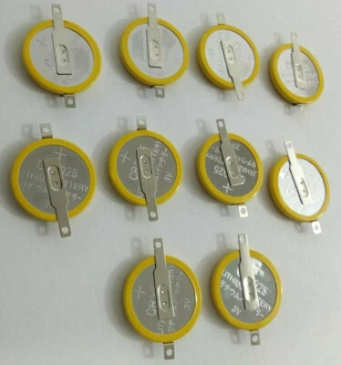 10 x Backup Batteries CR2025 for Game Boy Pokemon Gold Silver Crystal - Image 1 of 2