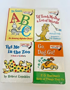 Bright & Early Board Books ~ Set of 4 ~ Dr Seuss ABC Go Dog Go + 2 More ~ NEW - Picture 1 of 3