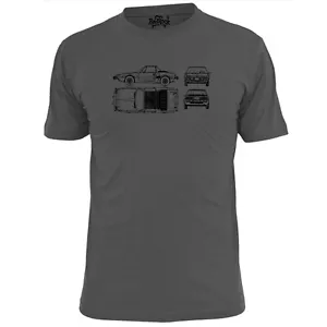 Camiseta para hombre Fiat X19 plano retro coche motor clásico - Imagen 1 de 2