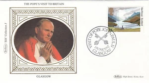 Pope Visit Britain GB Benham Cover Glasgow 1982 (137478) - Picture 1 of 1