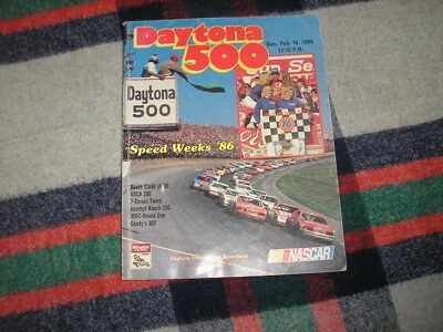 Souvenir Program 1986 Daytona 500 com Buick Lesabre Grand National AD FRETE GRÁTIS - Imagem 1 de 3