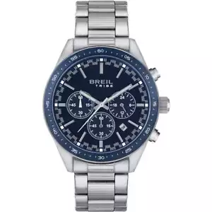 Mens Wristwatch BREIL Tribe FAST EW0572 Chrono Stainless Steel Blue - Picture 1 of 1