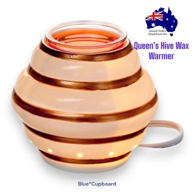 PartyLite P92977A Queen’s Hive Electric Wax Warmer White & Copper Light 240V - image 1 of 4