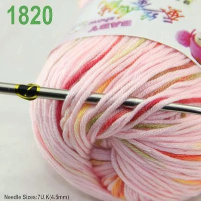 Sale New 1ballx50g Soft Cashmere Silk Wool Baby Children Hand Knitting Yarn 20 - Image 1 of 2