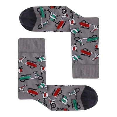 Vespa Scooter Socks / Gift Socks / Sports Socks / Unisex Socks / Funny Socks - Image 1 of 2