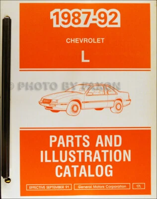 Catalogo Parti Master Chevrolet Corsica Beretta 1987-1992 Numero Di Parte - Immagine 1 di 2