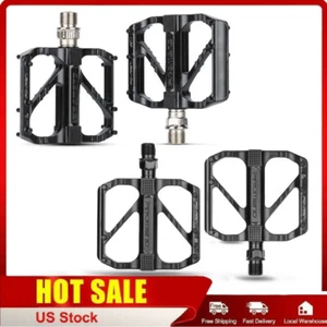 1 par de pedales de bicicleta de aleación cojinete de DU 9/16” pedales de bicicleta de montaña pedales de bicicleta híbridos - Imagen 1 de 26