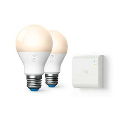 Anillo Bombilla LED Inteligente Regulable Puente Hogar Estándar Blanco 60 Vatios 2 Pk Foto 1 de 4