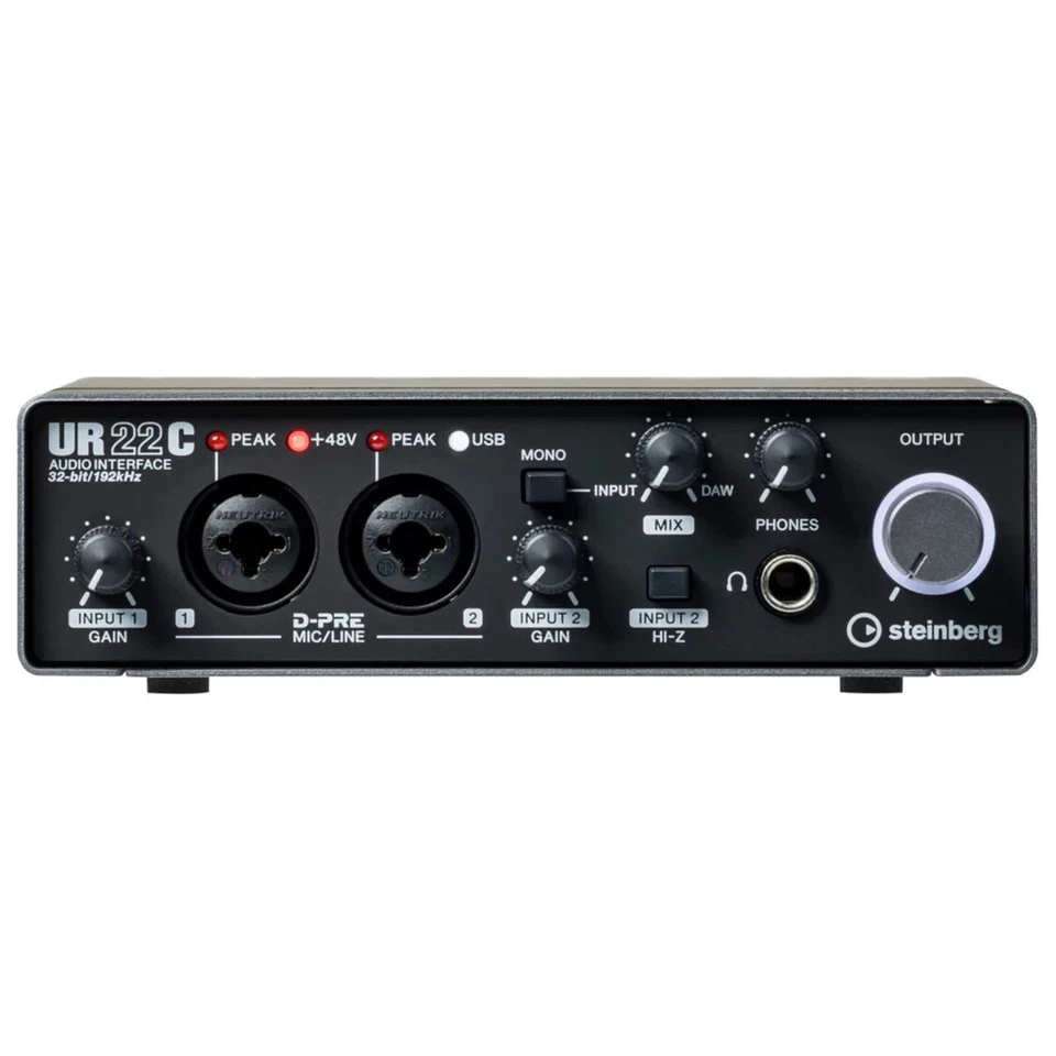 Steinberg UR22C 2 x 2 USB 3.0 Type C Audio Interface - Image 1 of 4