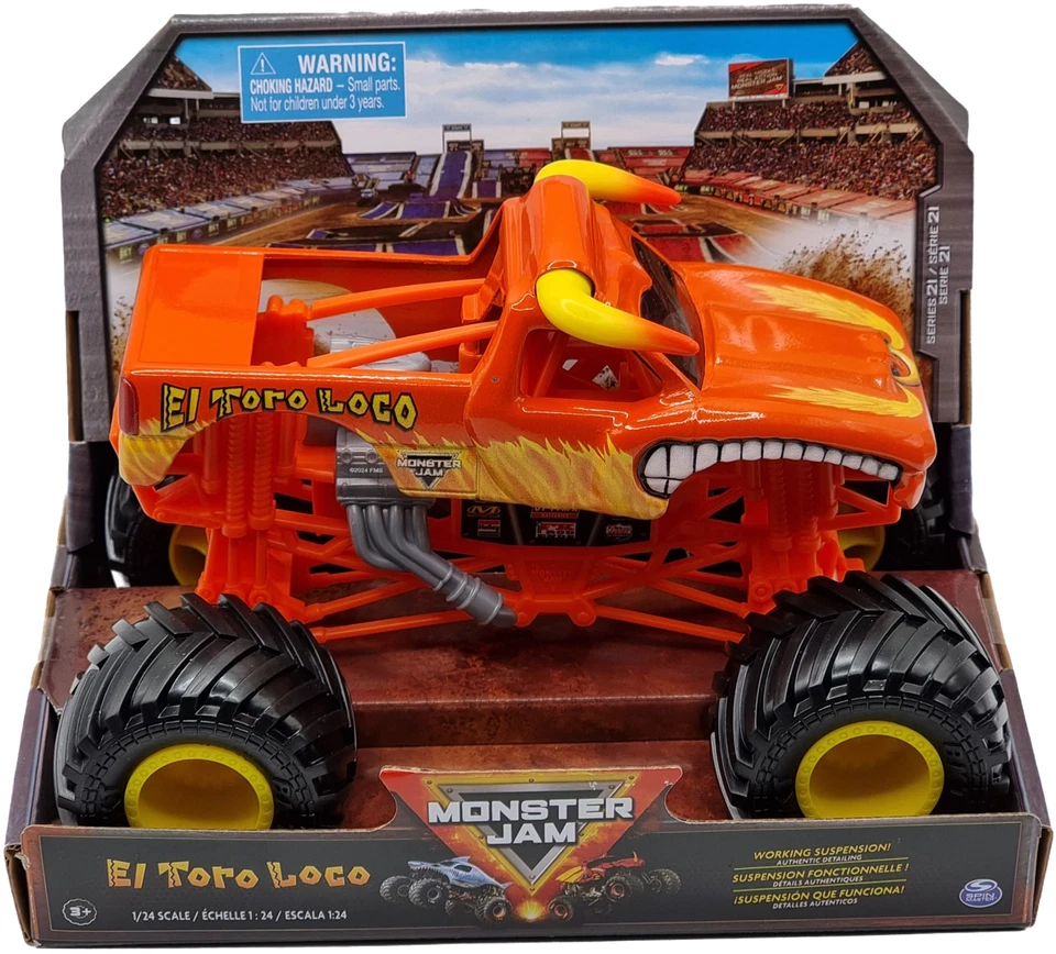 Spin Master Original Trucks Großes Auto 1:24 Monster Jam Truck EL Toro Loco