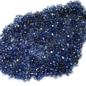 0.69 Ct Natural Blue Sapphires Round Diamond Cut Calibrated Loose Gemstones Lot - Picture 1 of 1