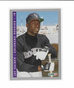 1993 Fleer Final Edition Jay Gainer Rookie #F-29 Rockies - Picture 1 of 1