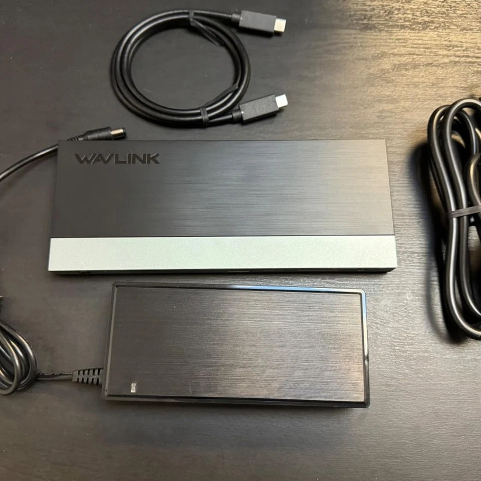 Wavlink USB C 13-in-1-Dockingstation 100W PD-Ladung Triple 4K-Anzeige-C-Adapter - Bild 1 von 4